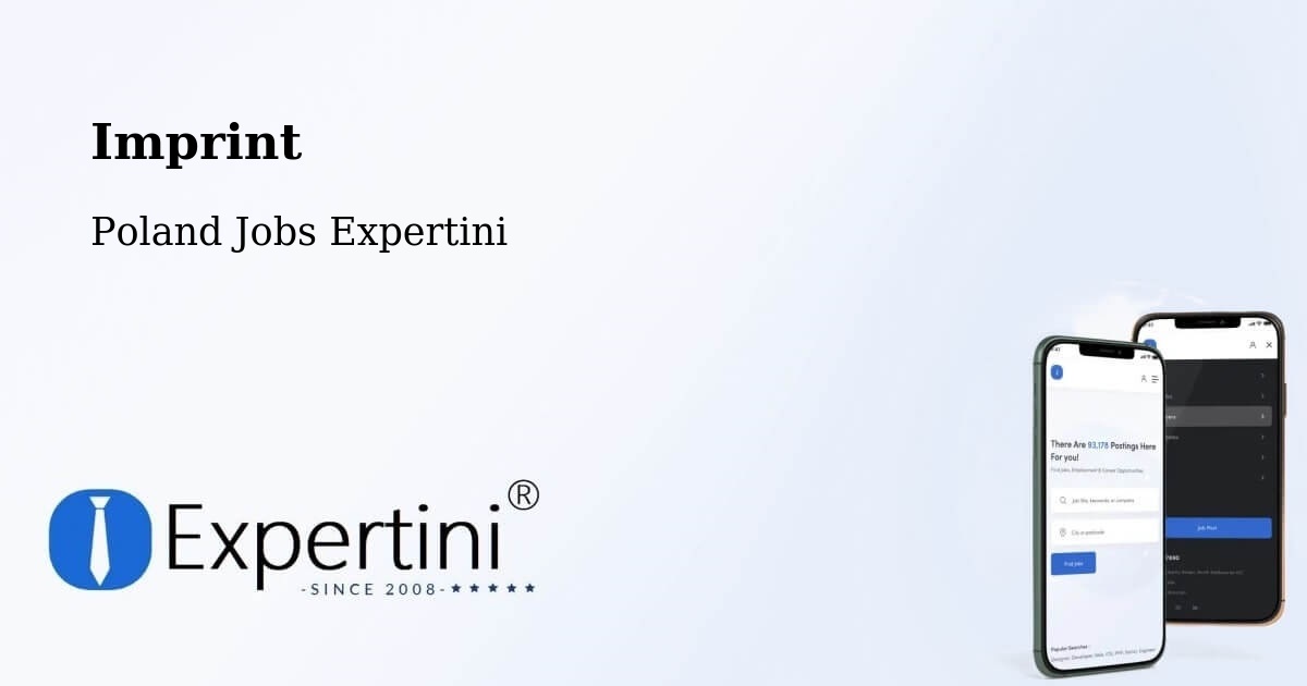 Imprint – Damasławek - Poland Jobs Expertini