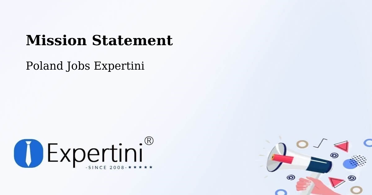 Corporate Mission – Damasławek - Poland Jobs Expertini